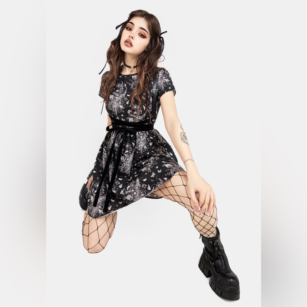 NWT Disturbia Thalia Mini Skater Dress US 4 / UK 8 - Picture 8 of 8